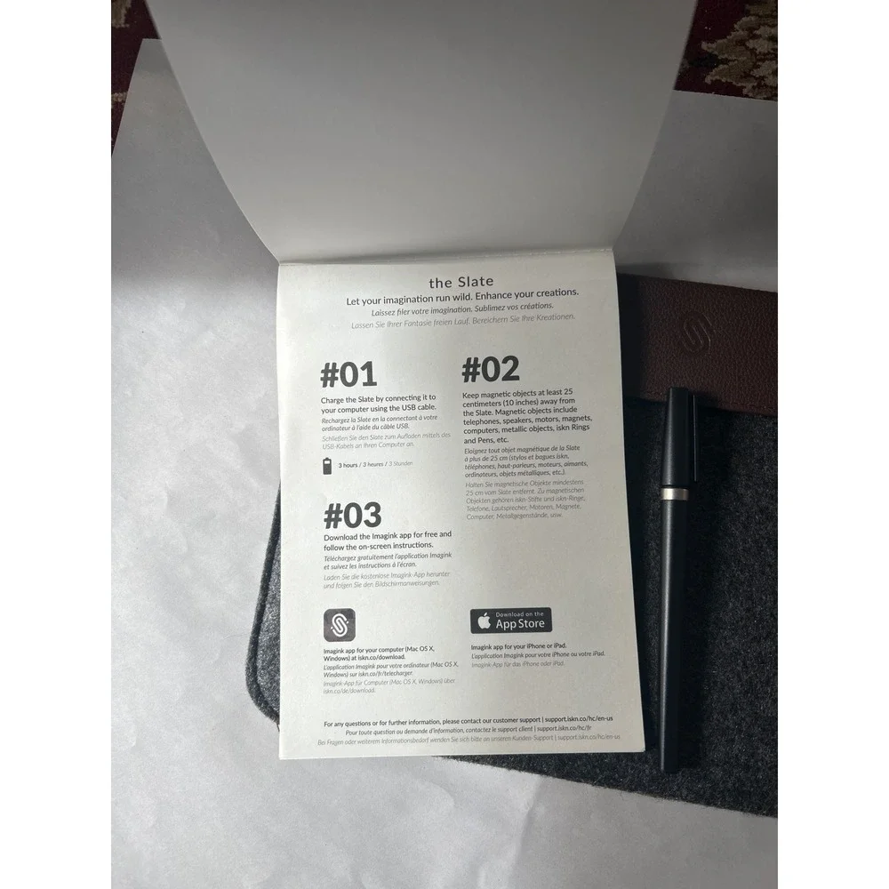 ISKN the Slate Digital Drawing Tablet Pen‎ and Folio